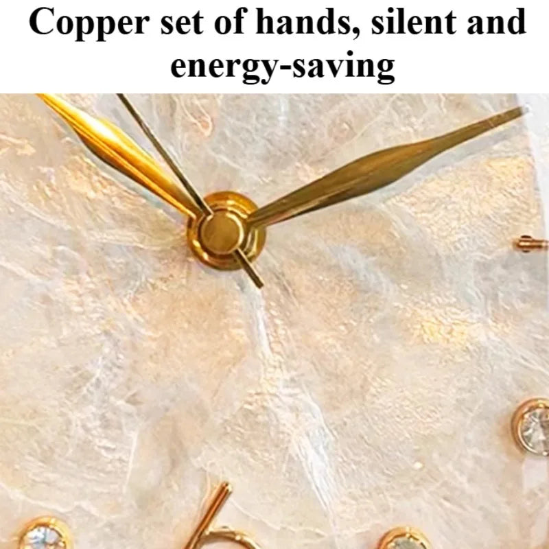 Nordic Silent Quartz Table Clock – Triangle Metal Desk Ornament Decorative Table Clock Babs