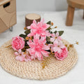 Silk Dahlia Peony Artificial Flowers – Wedding & Home Decor Artificial Silk Flowers Babs Pink