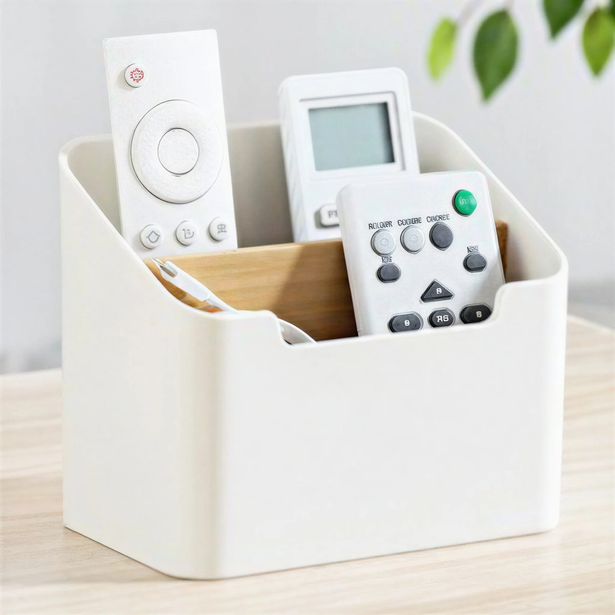 Remote Control Organizer Box – Multipurpose Desktop Storage Desktop Storage Organizer Babs