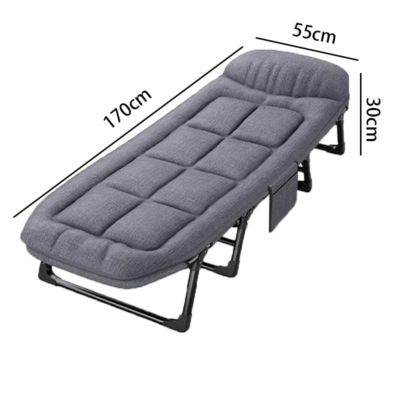 Oeny Folding Chaise Lounge Chair – Modern Linen, 5-Position Folding Chaise Lounge Babs 170 CM