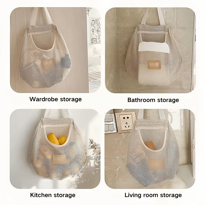 4-Pack No-Punch Wall Hanging Storage Bags for Socks & Underwear Hanging Storage Bag Babs