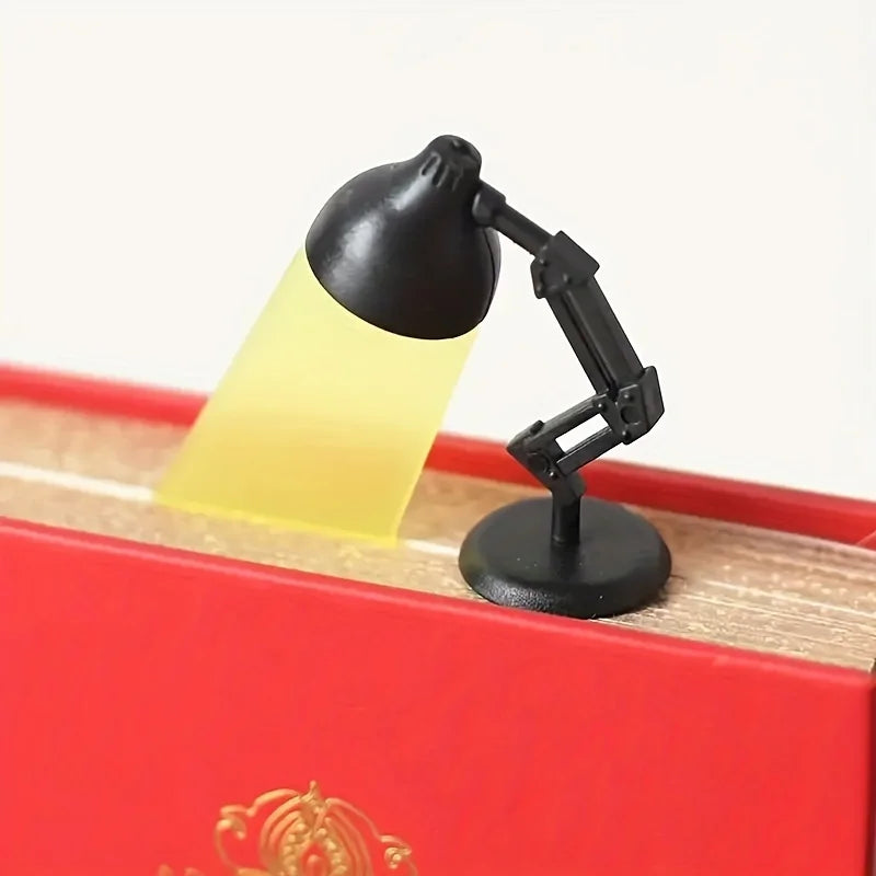 Cartoon Desk Lamp Bookmark – Fun Plastic Office Stationery Novelty Bookmark Babs