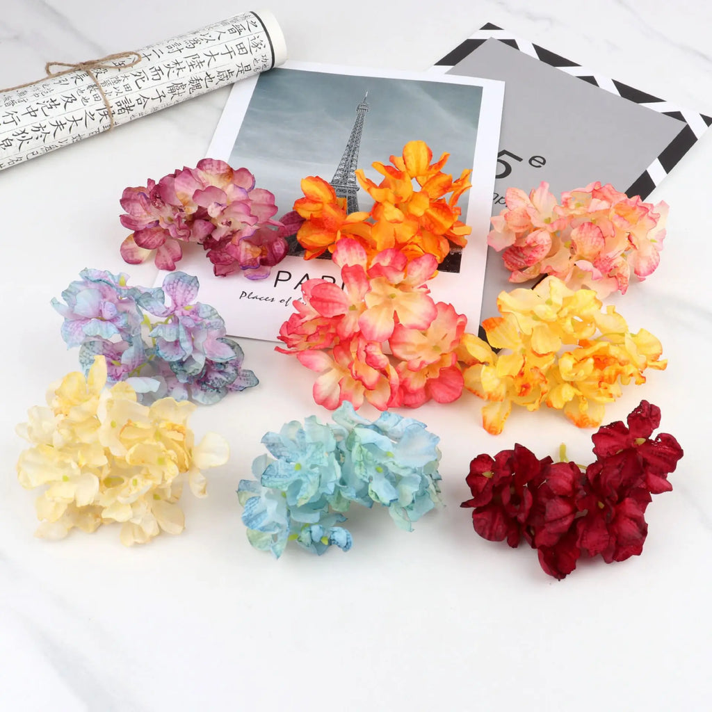 Silk Hydrangea Artificial Flowers – Wedding & Home Decor Artificial Silk Flowers Babs