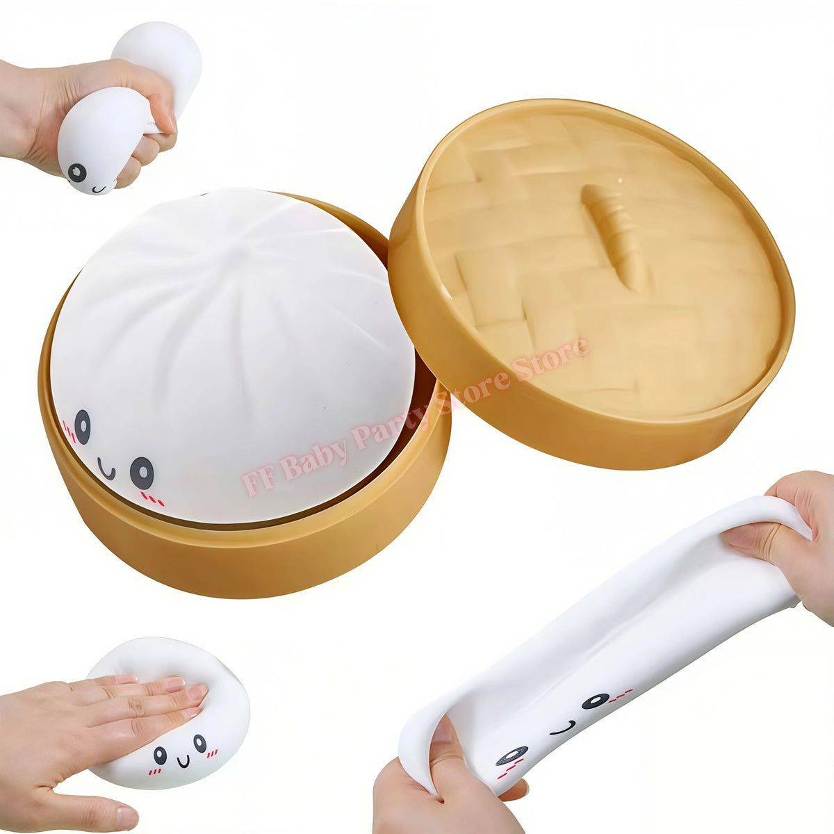 24-Day Dumpling Squishy Advent Calendar Blind Box Xmas Gift