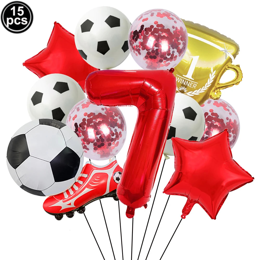 32" Soccer Ball Foil Balloon Set – Kids Birthday Party Decor