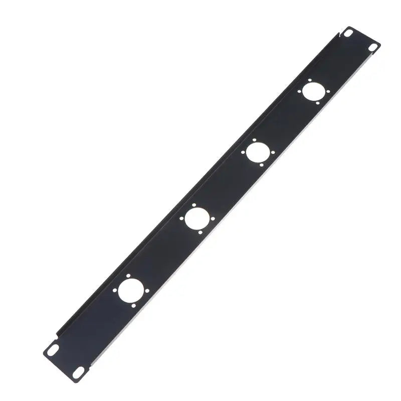 1U Rack Patch Panel 4–16 Way XLR Connector Mount | HUXUAN Audio Rack Patch Panel Babs 4 holes