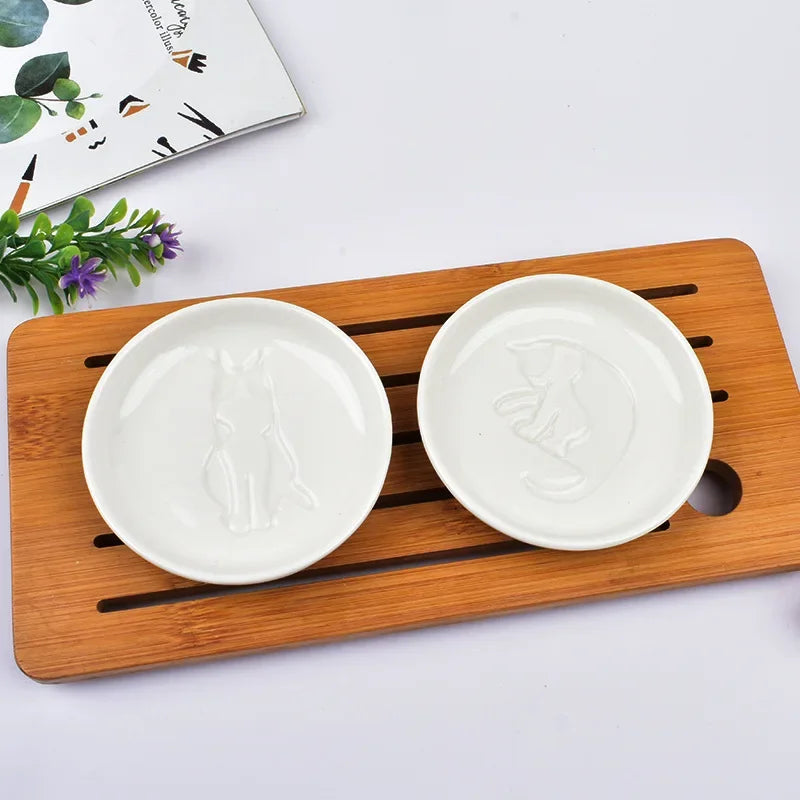 Japanese Cat Ceramic Soy Sauce Dipping Dish – Mini Bowl Ceramic Dipping Dish Babs