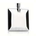 4oz Stainless Steel Flat Hip Flask – Portable Square Travel Flask Hip Flask Babs 1pc