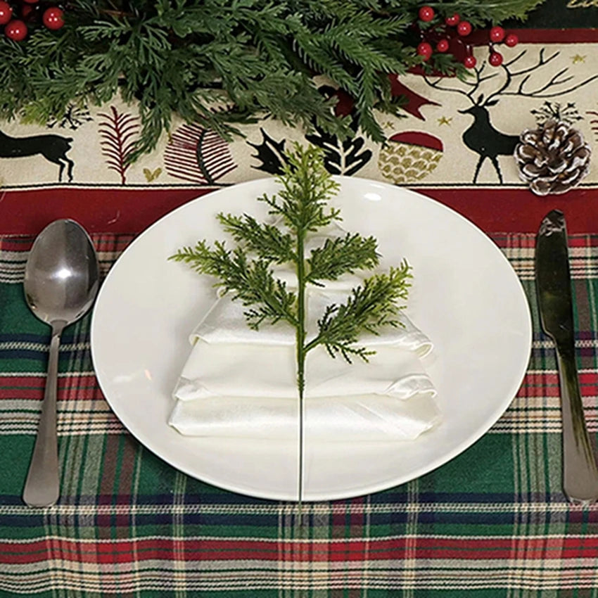 Artificial Cypress Branch 15" – Faux Plant for Home & Wedding Décor Artificial Plant Branch Babs