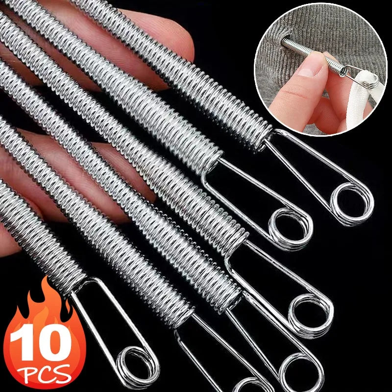 10Pcs Bendable Spring Drawstring Threader – Sewing Tool Set Sewing Threading Tool Babs