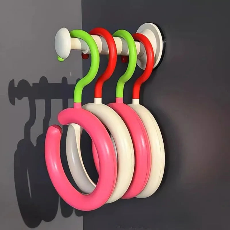 Rotatable Hat Hanger & Scarf Organizer Hook | Wardrobe Rack Hat Storage Rack Babs