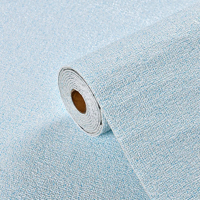 3D Self-Adhesive XPE Wall Panel – Waterproof & Insulating Self-Adhesive Wallpaper Babs Linen Blue 1000cmx50cm