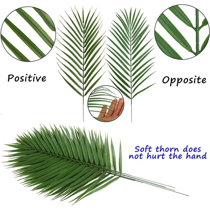 Artificial Tropical Palm Leaves 5pcs – Faux Plant Décor Artificial Plant Décor Babs