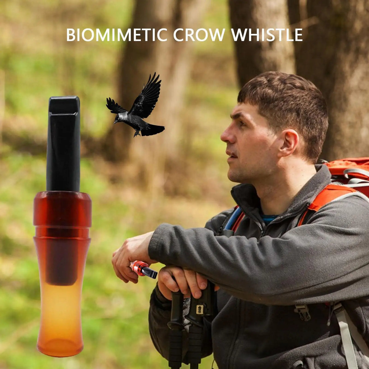 Crow Call Whistle – Realistic Bird Caller for Hunting & Outdoors Crow Call Whistle Babs