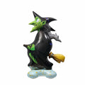 Halloween 4D Stand-Up Foil Balloon – Witch Pumpkin Dead Tree Halloween Party Balloon Babs Witch-1PC AS Shown