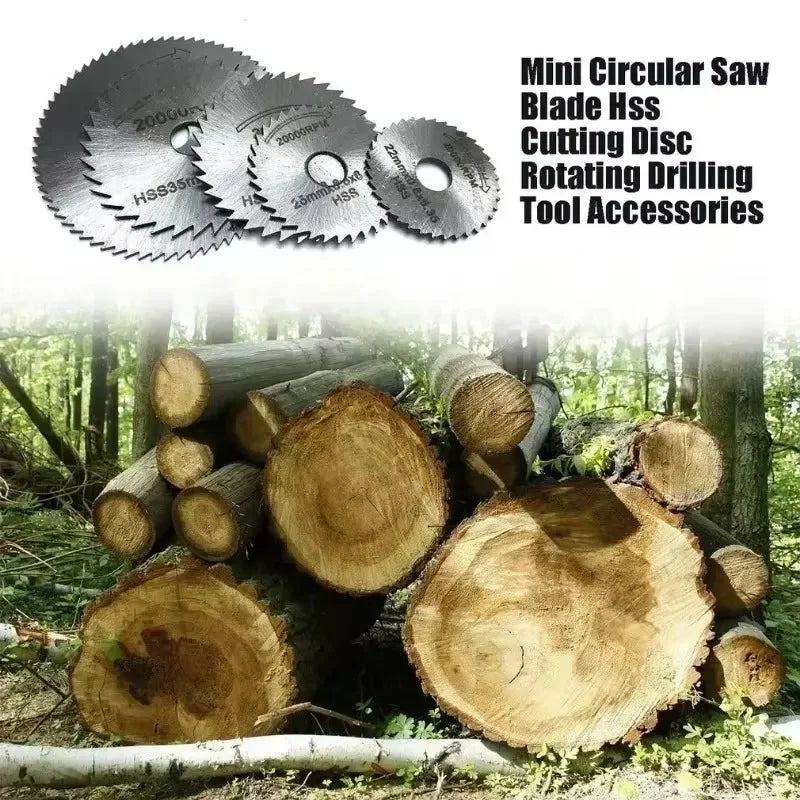 7-Pc Rotary Circular Saw Blades Wood Cutting Discs for Dremel Rotary Saw Blades Babs