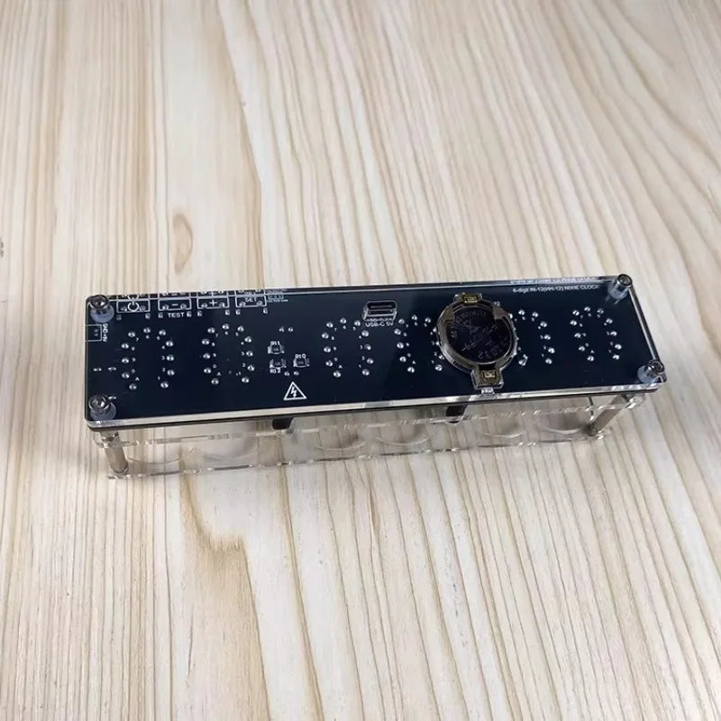 IN-12 Nixie Tube Clock Base – DIY Glow Tube Desk Clock Housing Nixie Clock Base Babs