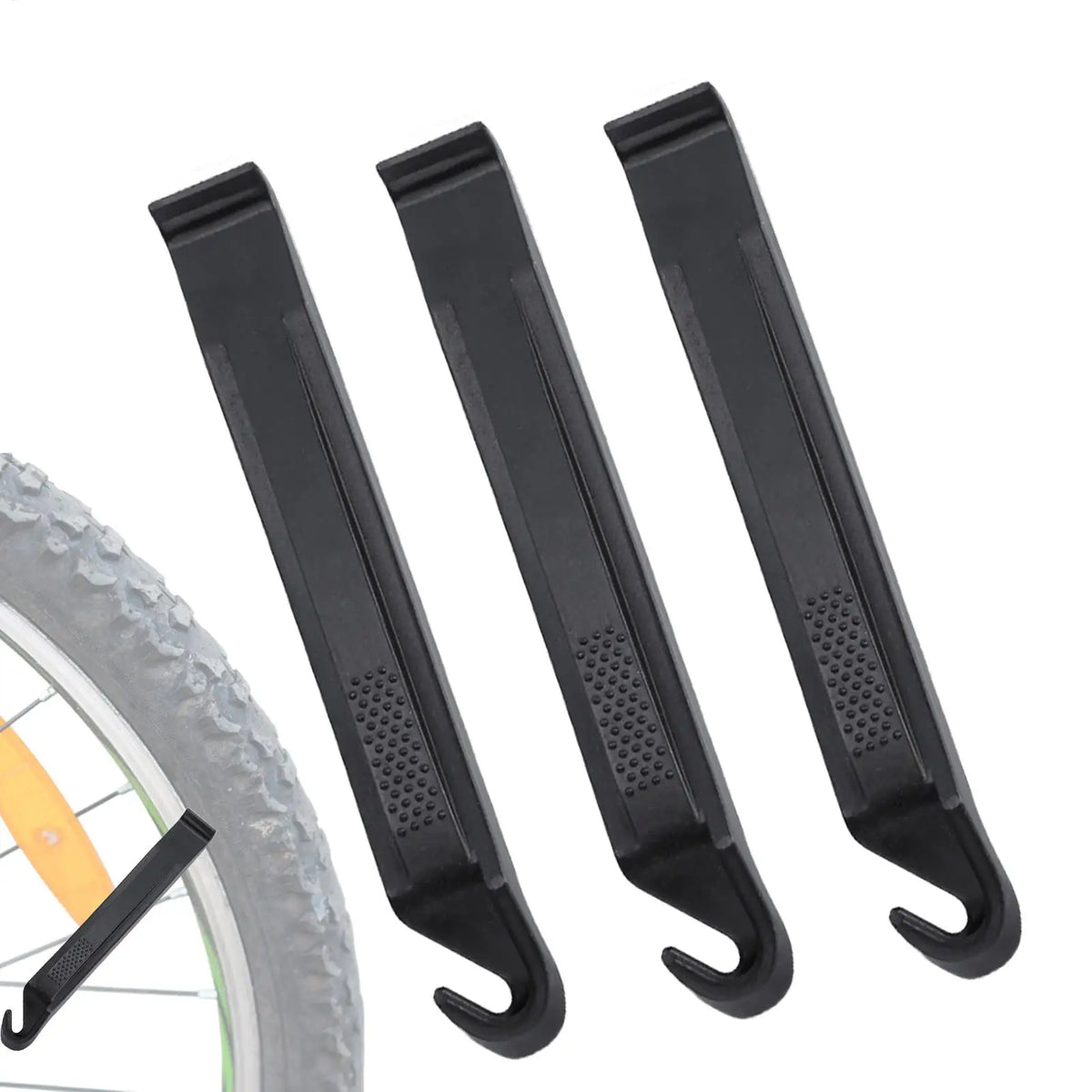 Bicycle Tire Levers 3-Pack – Nylon Tire Removal Tool Set Bicycle Tire Lever Babs