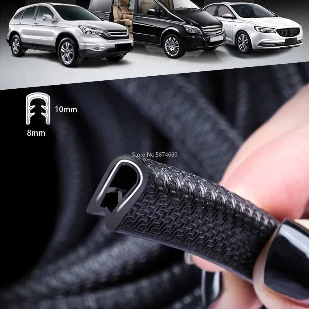 10M Car Door Edge Protector Sealing Strip Guard Trim – Universal Car Door Edge Guard Babs