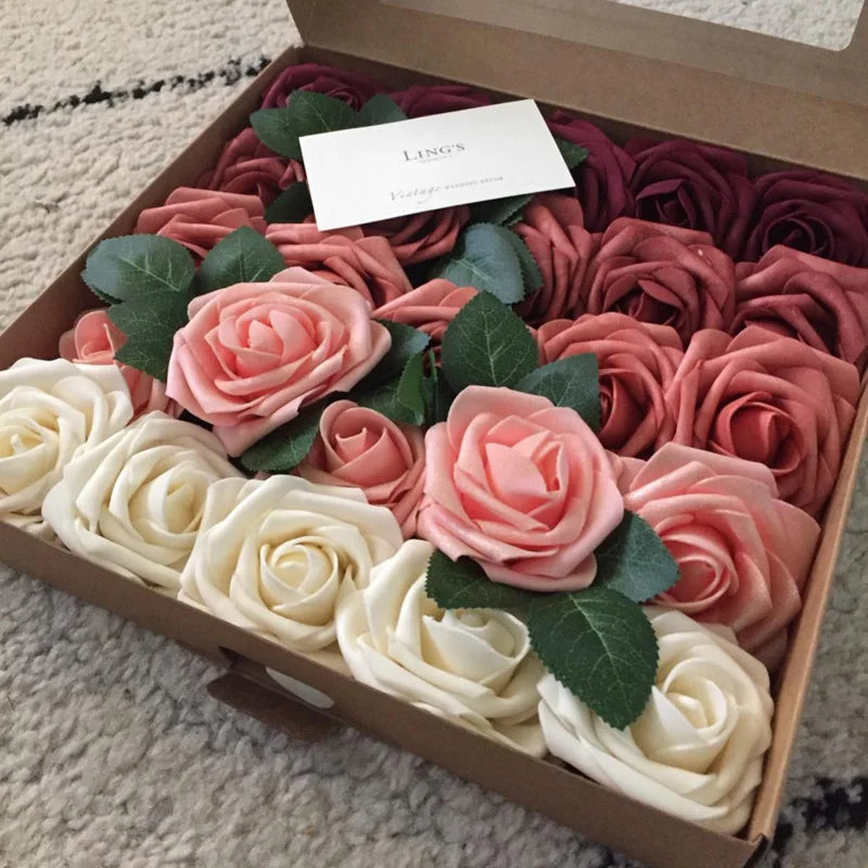 Artificial PE Foam Rose Flowers for Wedding & Party Décor Artificial Flowers Babs