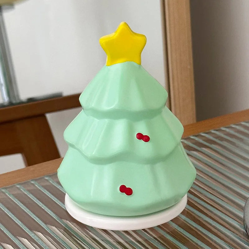 Christmas Tree Toothpick Holder – Vinyl Desktop Decor Organizer Toothpick Holder Babs