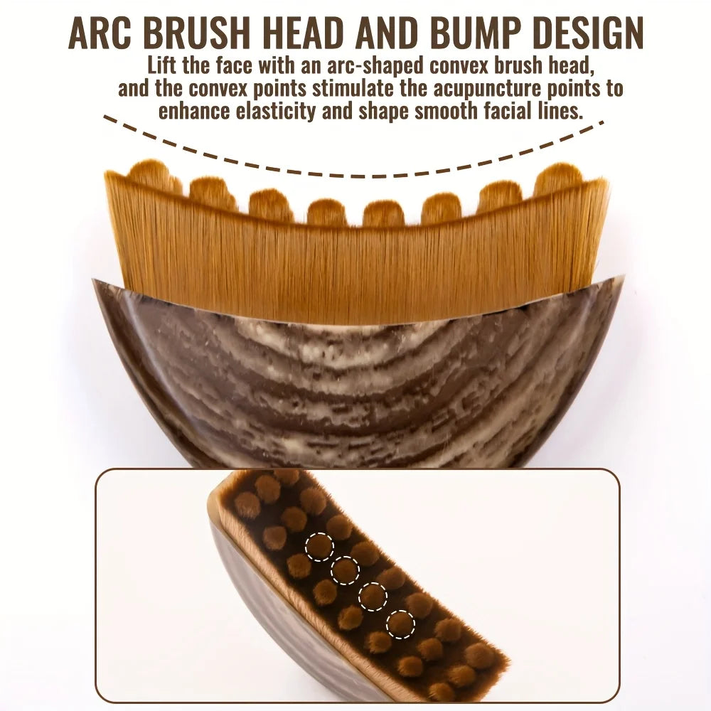 Facial Contour Dry Brush – Jawline & Chin Shaping Tool Facial Contour Brush Babs