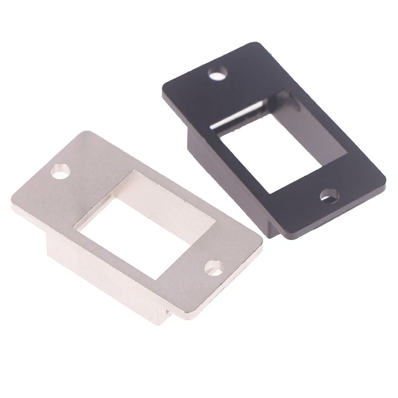 RJ45 1-Port Metal Keystone Panel Mount Bracket Adapter Holder Keystone Panel Bracket Babs