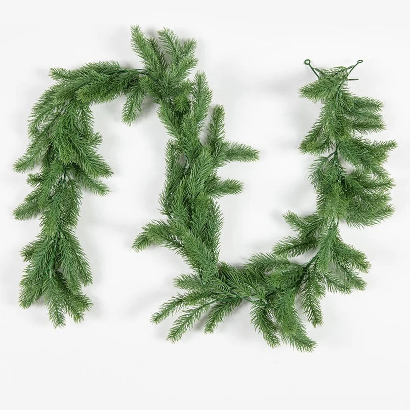 Artificial Pine Needle Vine 72 Mesh 180cm Faux Greenery Decor Artificial Vine Garland Babs