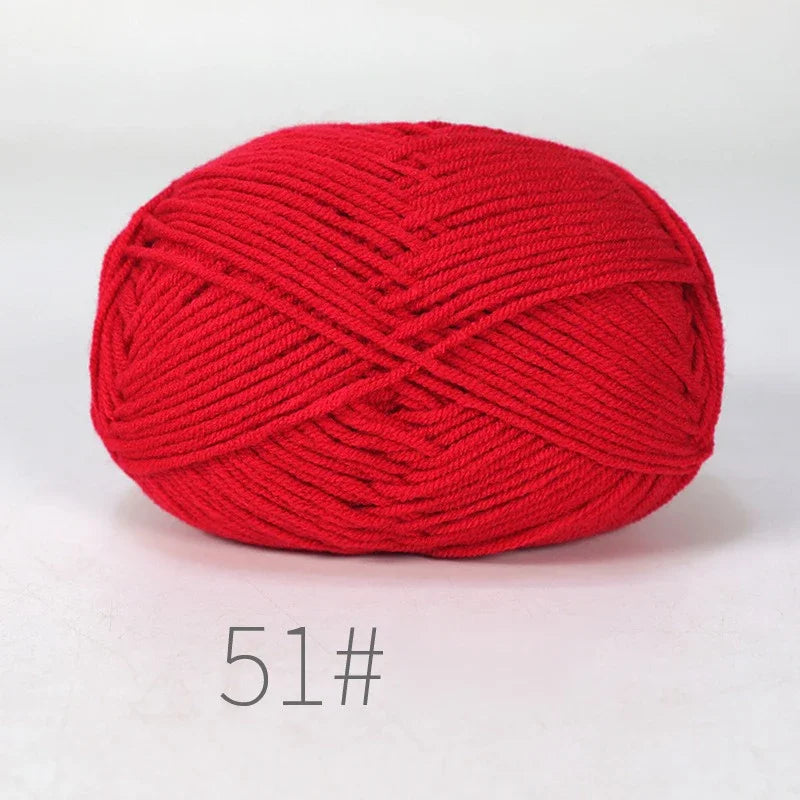 10 Balls 500g Soft Milk Cotton Yarn for Knitting & Crochet Knitting Crochet Yarn Babs