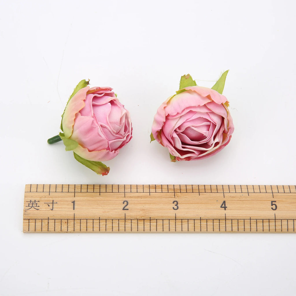 Artificial Silk Rose Flower Heads 5/10Pcs – Wedding & DIY Decor Artificial Silk Flowers Babs