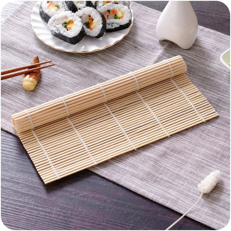 Bamboo Sushi Rolling Mat & Onigiri Mold Kit | Rice Ball Shaper Sushi Making Kit Babs