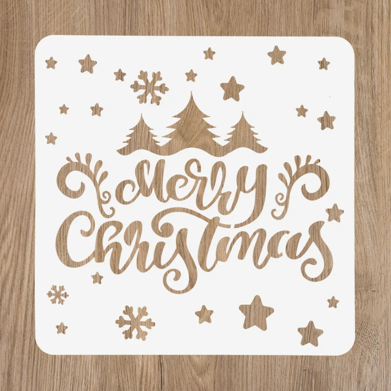 Christmas Drawing Stencils – DIY Cards, Scrapbooking & Wall Decor Christmas Drawing Stencils Babs C09