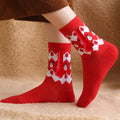 Christmas Magnetic Couple Socks – Festive Cotton Holiday Gift Novelty Couple Socks Babs 5Pairs 9
