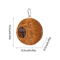 Spherical Hanging Parrot Nest – Bird Sleeping & Breeding House Bird Nesting House Babs As shown One Size