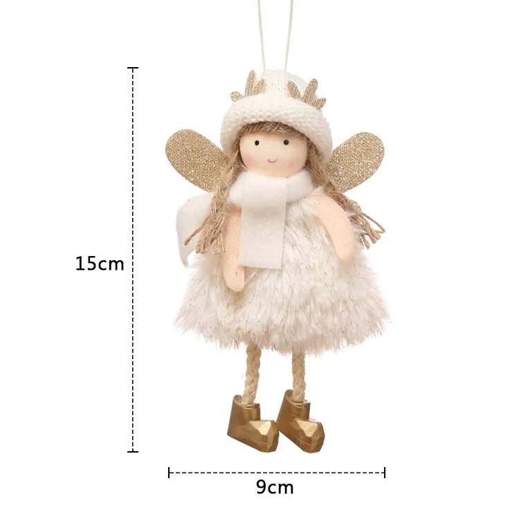 Christmas Elf Doll Ornament – Xmas Tree Hanging Pendant Christmas Tree Ornament Babs E
