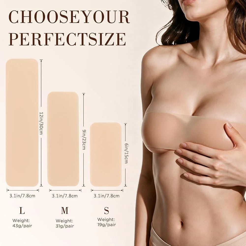 Silicone Breast Lift Tape 6Pcs Precut + Nipple Covers Kit Breast Lift Tape Kit Babs