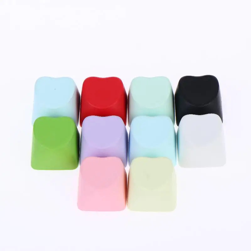 Heart-Shaped PBT Keycaps OEM 1U MX Compatible DIY 10/20pcs Keyboard Keycaps Babs