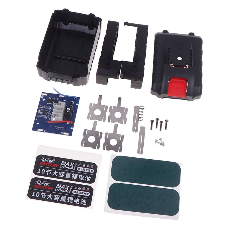 21V 18650 Li-ion Battery Case Pack Kit – 5/10 Cell Shell Battery Case Kit Babs