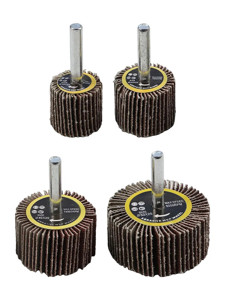 4PCS 80 Grit Sanding Flap Discs 25–50mm Grinding Wheels Set Sanding Flap Disc Set Babs