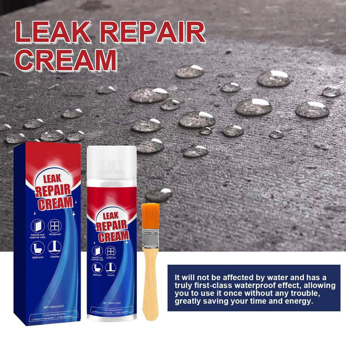 Waterproof Sealant – Wall & Roof Leak Repair Gap Filler Waterproof Sealant Babs
