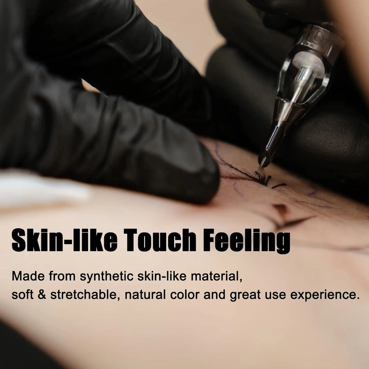 Double-Sided Tattoo & Eyebrow Practice Skin – Fake Skin Sheets Tattoo Practice Skin Babs