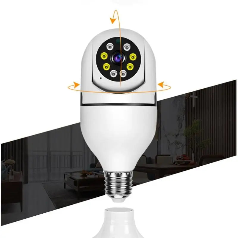 E27 Bulb WiFi Security Camera – Night Vision & Auto Tracking WiFi Security Camera Babs