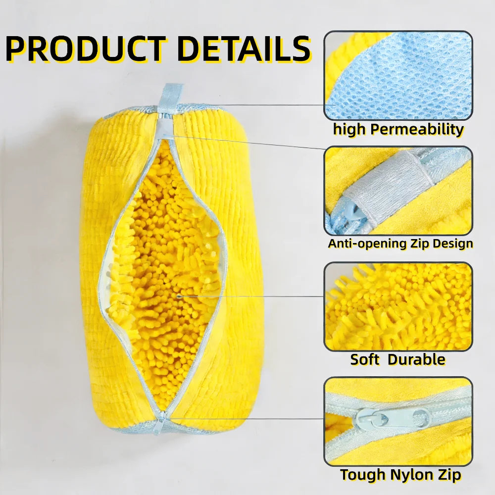 Shoe Washing Bag with Brush – Machine Wash Shoe Protector Shoe Laundry Bag Babs