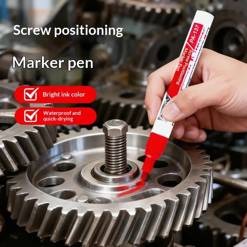 Permanent Waterproof Marker Pen – 1mm Fine Nib, Metal & Wood Permanent Marker Pen Babs