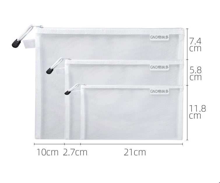 Kids Toy Storage Bags – Transparent Mesh Zipper Sorting Bags Toy Storage Bag Babs 3PCS 2