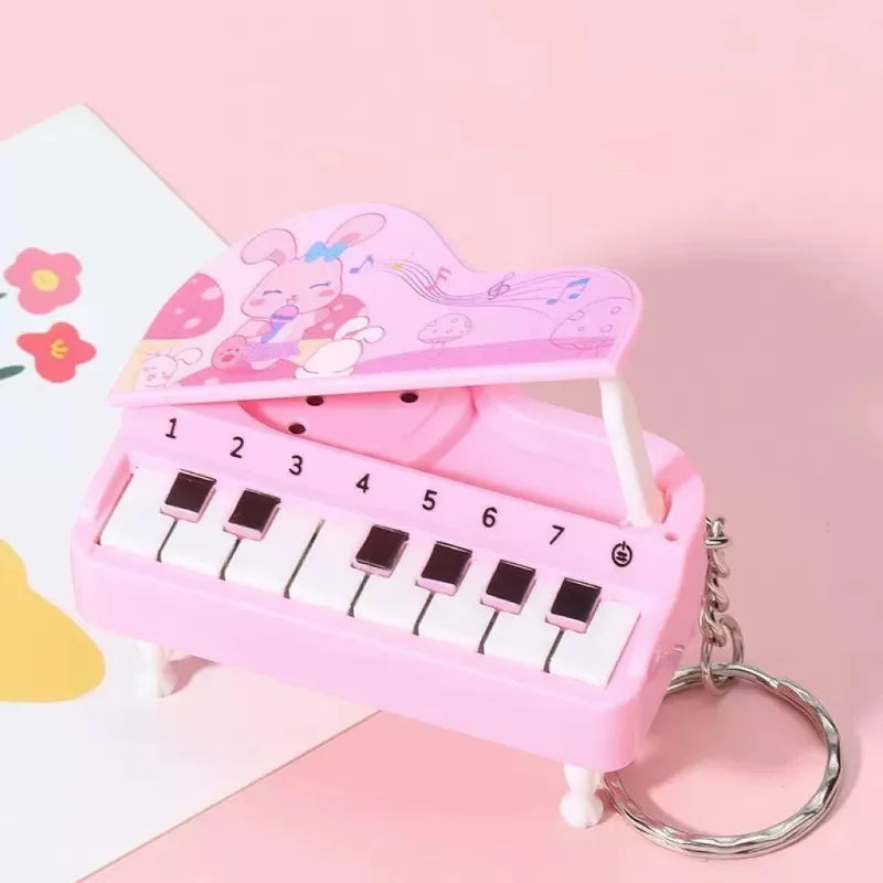 Mini Piano Keychain Music Toy – Fun Colorful Bag Pendant Gift Mini Music Toy Babs