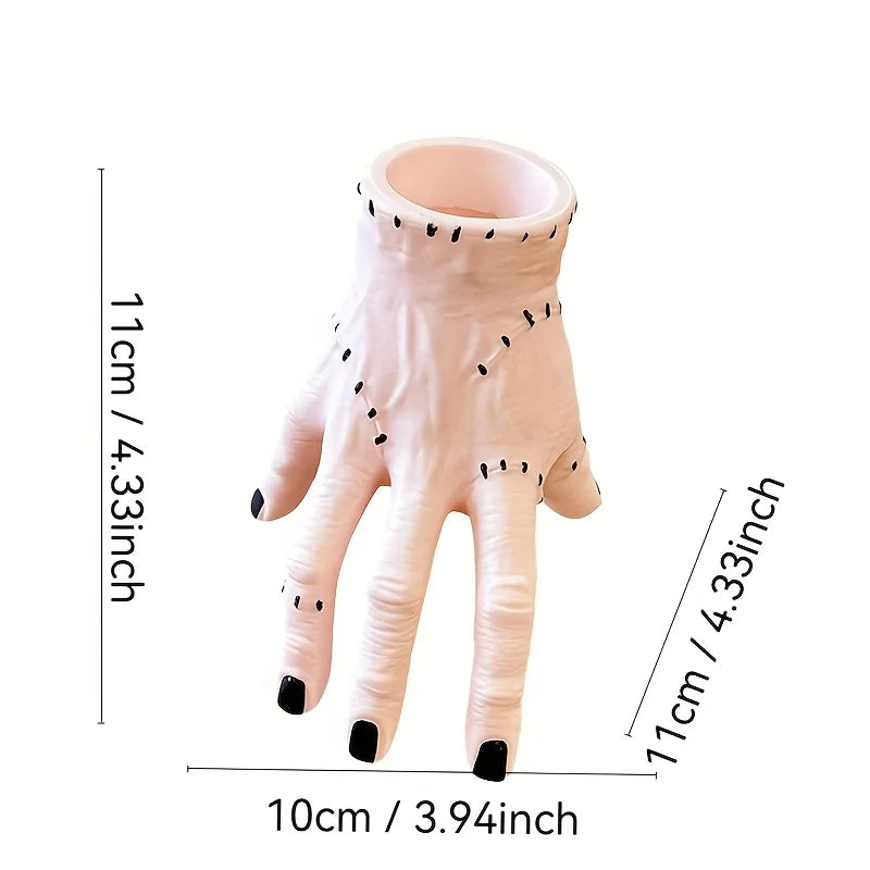 Frankenstein's Hand Pen Holder | Halloween Desk Organizer Novelty Pen Holder Babs