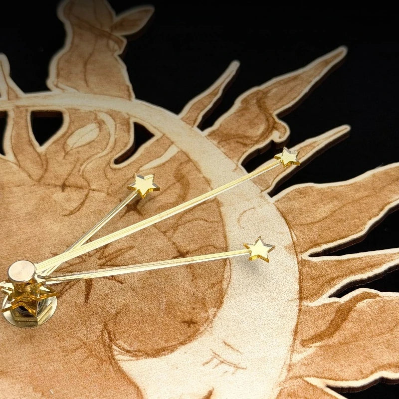 Wooden Wall Clock Silent Quartz – Minimalist Home Decor Decorative Wall Clock Babs