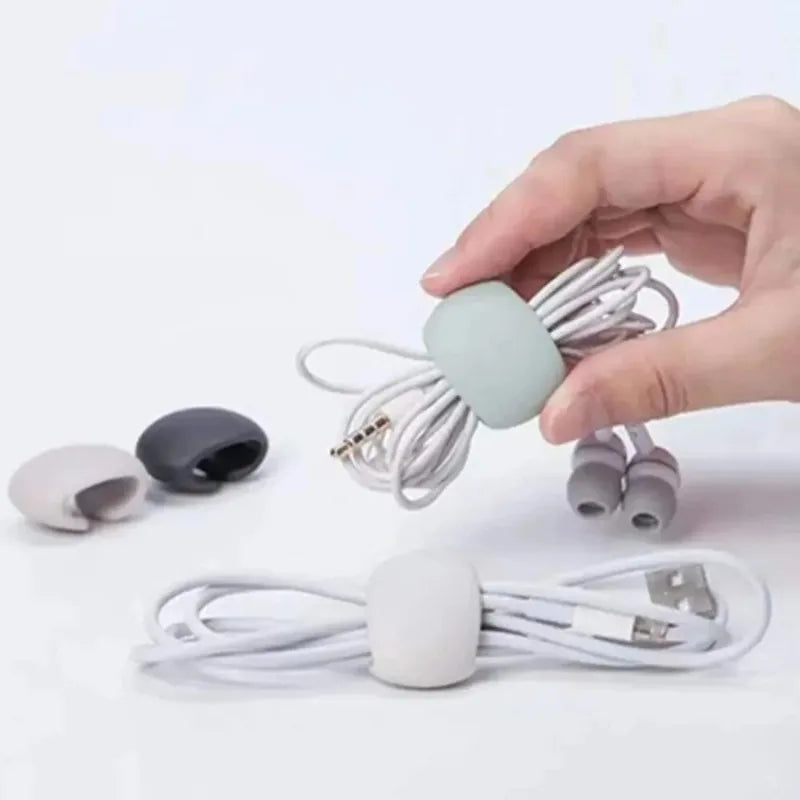 Rubber Cable Organizer Clips – Cord & Earphone Storage Buckles Cable Organizer Clips Babs