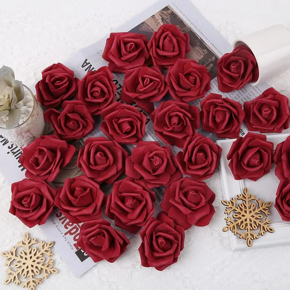 Artificial PE Rose Foam Flowers – Wedding & Party Decor Artificial Foam Flowers Babs